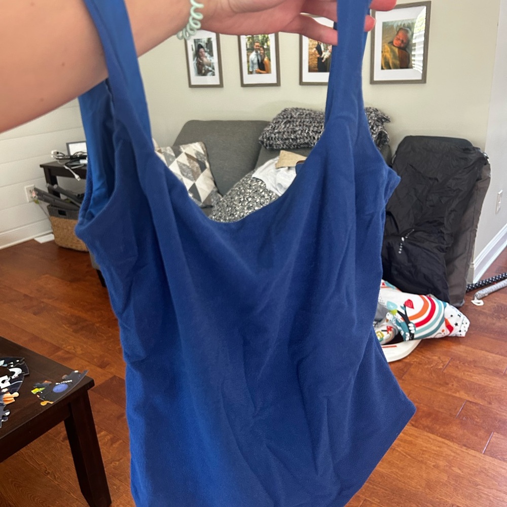 Blue Women's berlook swim one piece